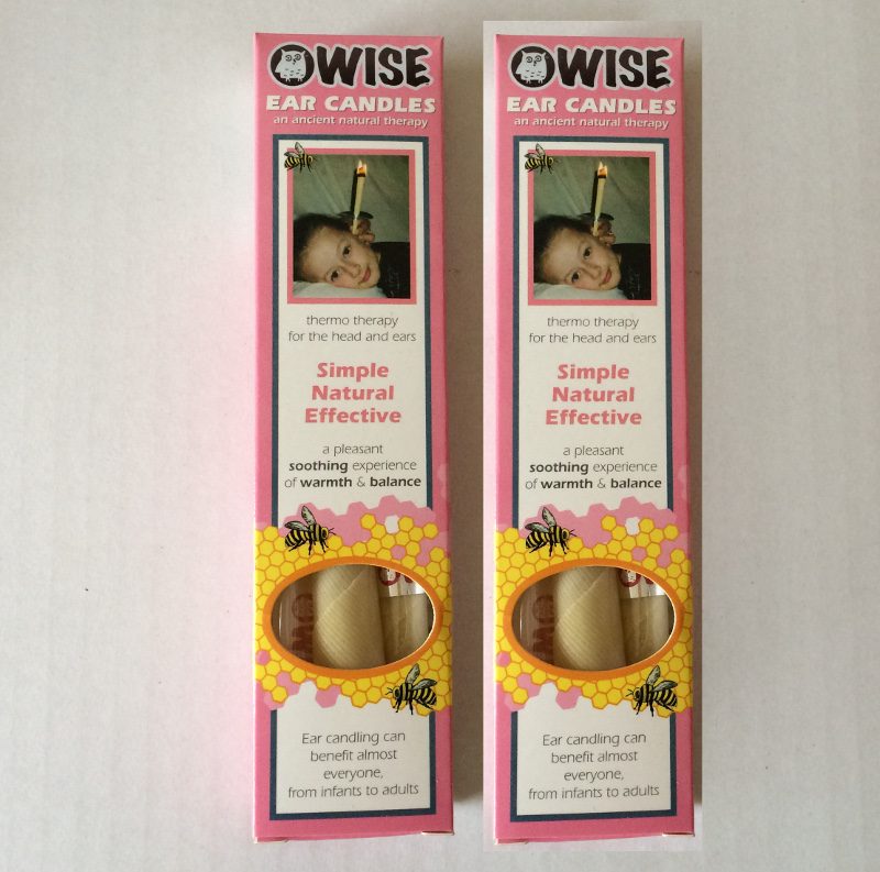 WISE twin box of ear candles
